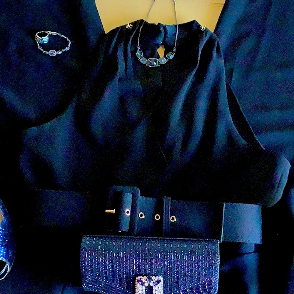 Julia Jordan Black Jumpsuit